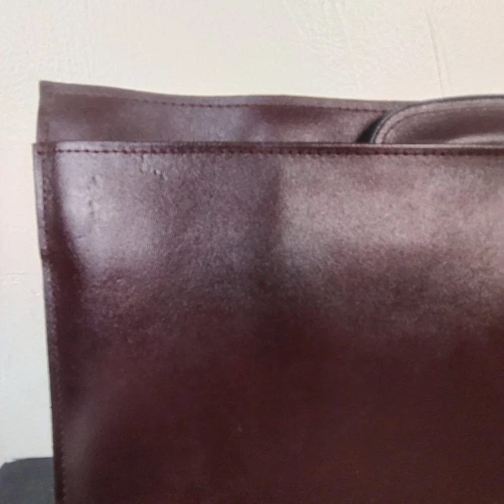 VINTAGE Canon Camera Leather Portfolio Briefcase‎ Hand Bag Photography